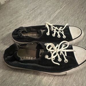 Converse Black Canvas Sneakers